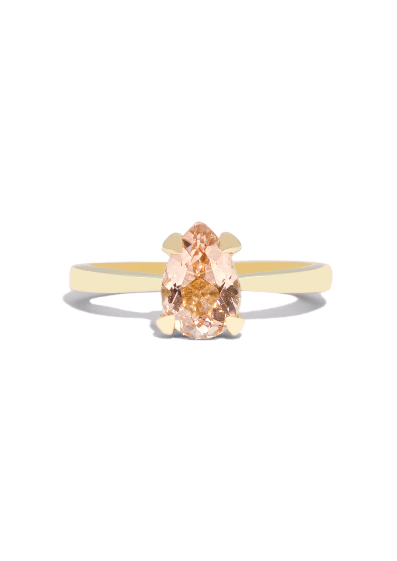The June Ring with 1.24ct Peach Morganite