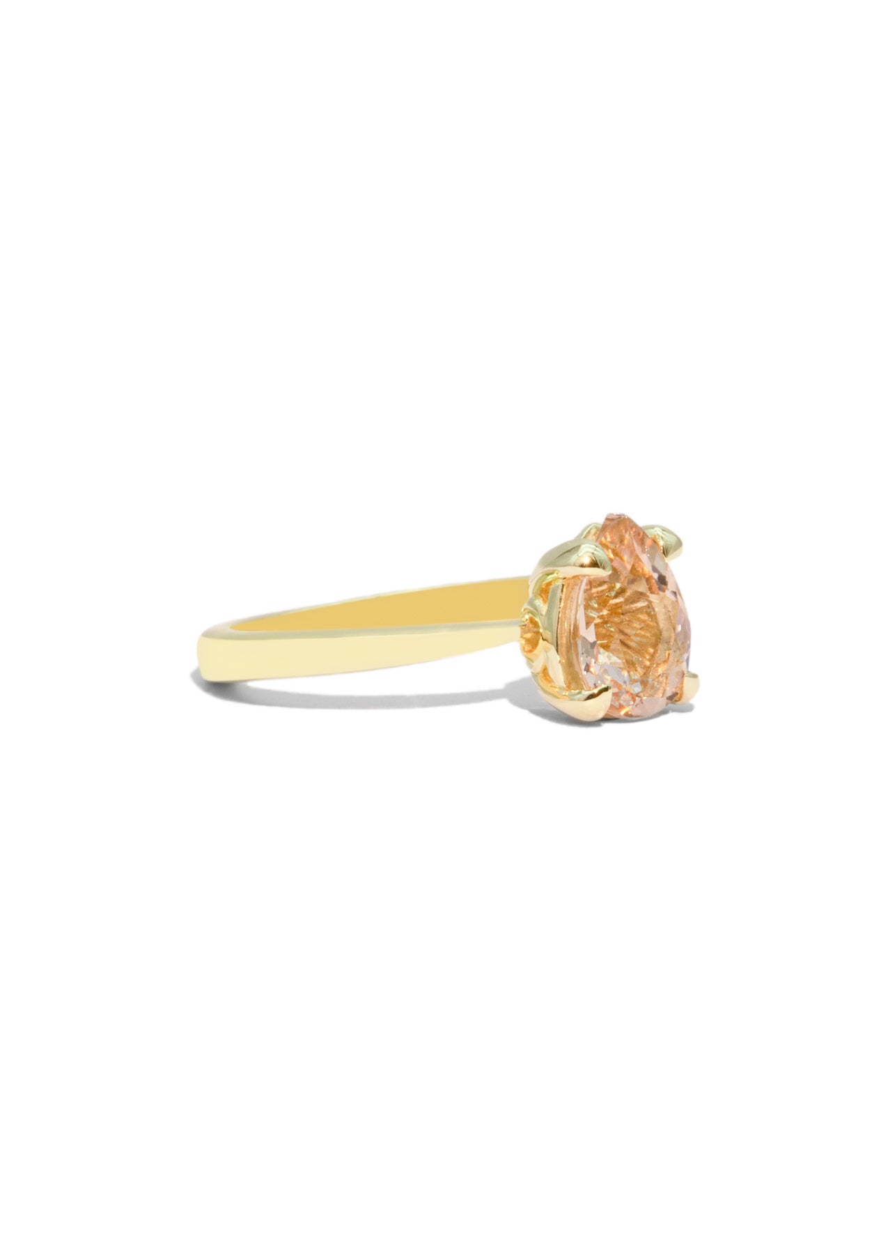 The June Ring with 1.24ct Peach Morganite