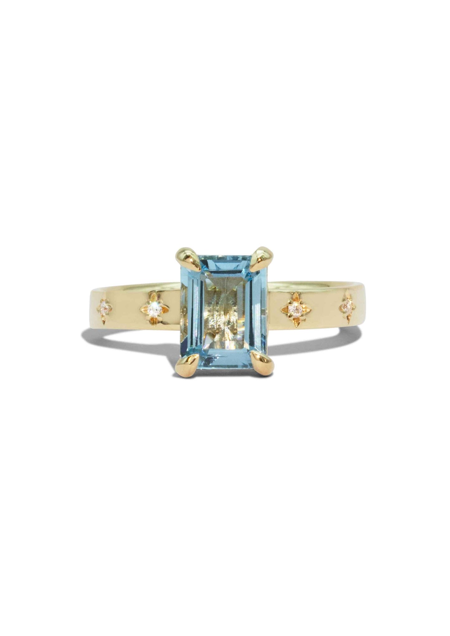 The Stella 1.43ct Aquamarine Ring