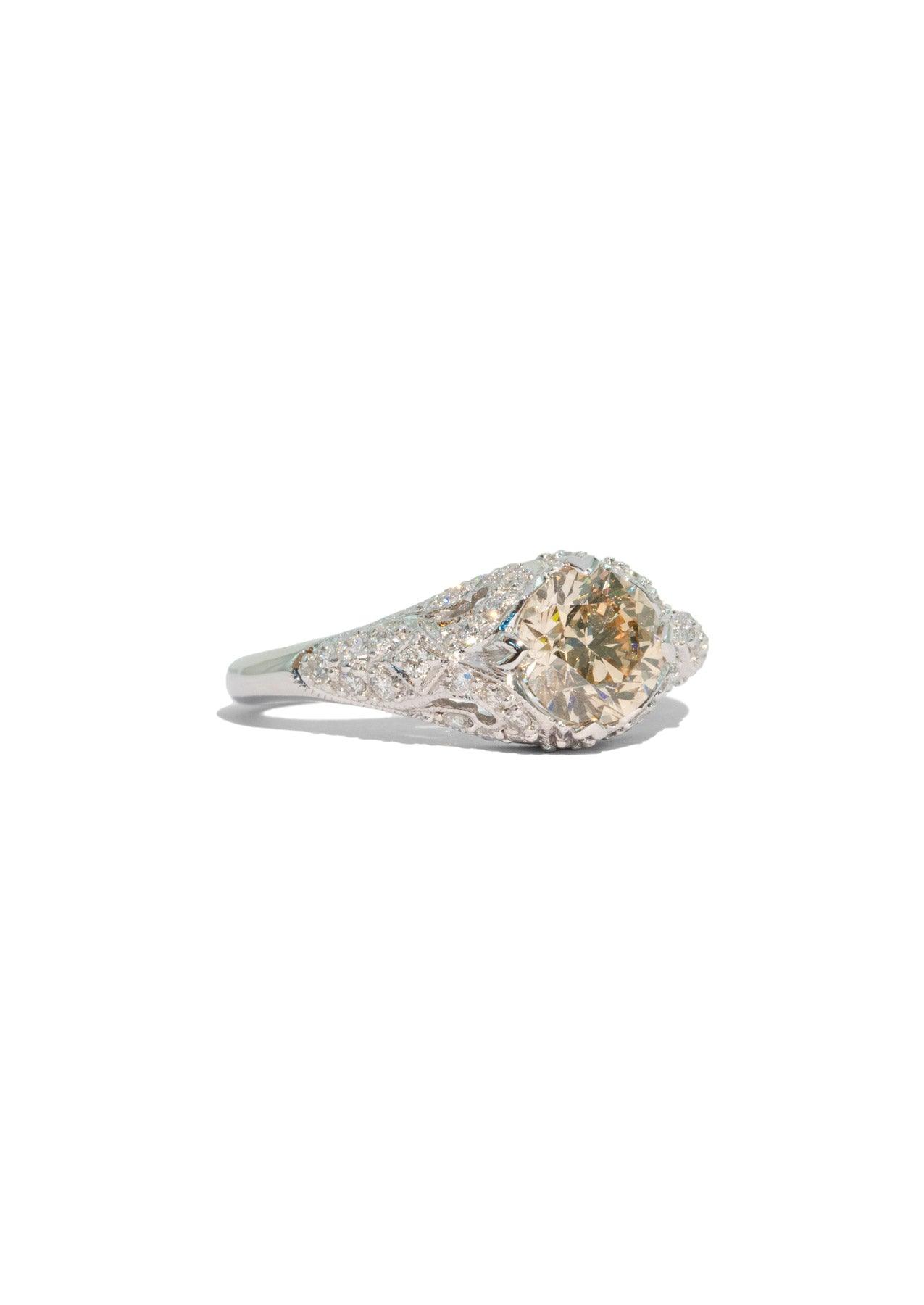 The Arden 1.66ct Champagne Diamond Ring