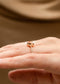 The Celine Ring with 1.16ct Peach Morganite