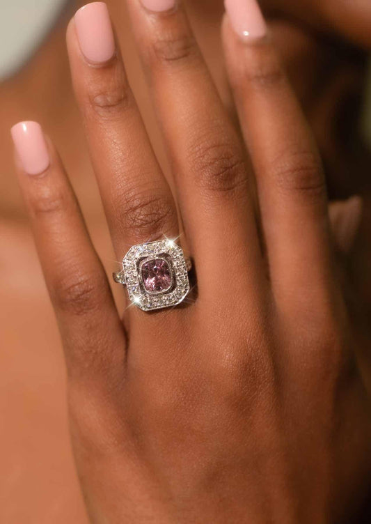 The Sadie 2.78ct Plum Spinel Ring - Molten Store
