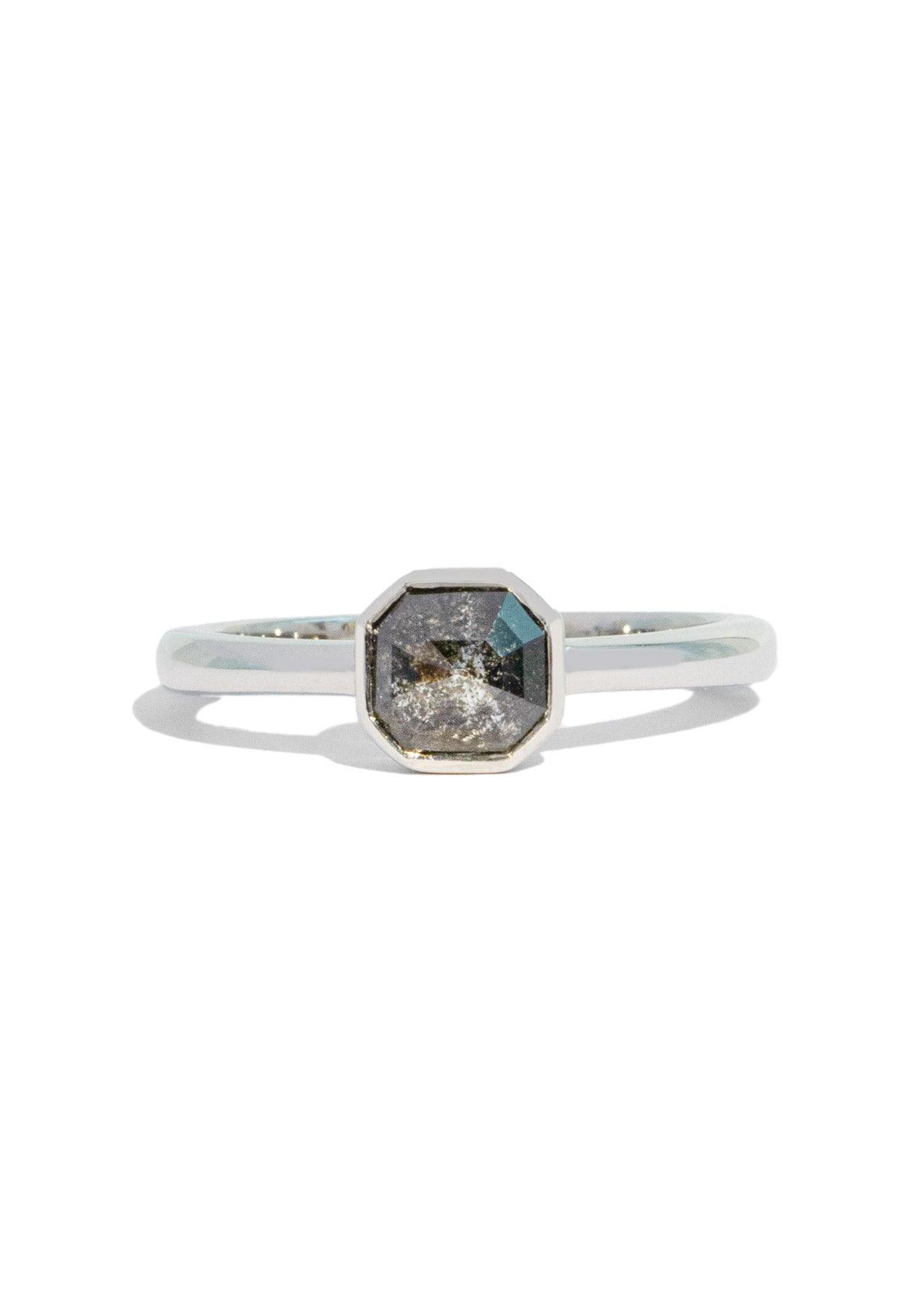 The Isabel 1.07ct Salt and Pepper Diamond Ring