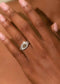 The Adelaide Ring with 1.37ct Round Brilliant Champagne Diamond