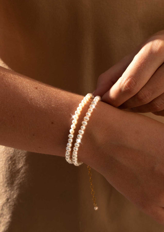 The Amora Pearl Wrap Bracelet