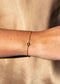 The Solid Gold Mini Diamond Compass Bracelet