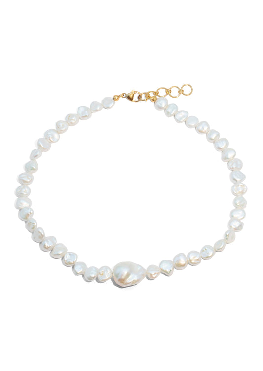 The Maggie Pearl 14ct Gold Filled Necklace - Molten Store