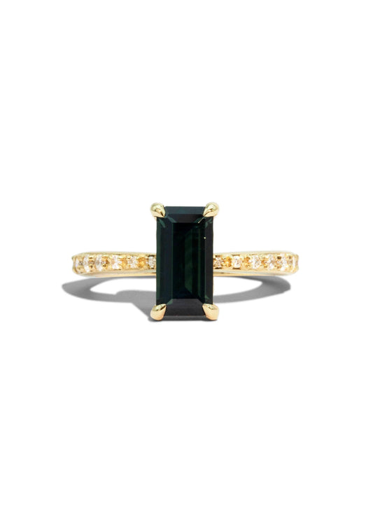 The Celine 1.99ct Green Sapphire Ring