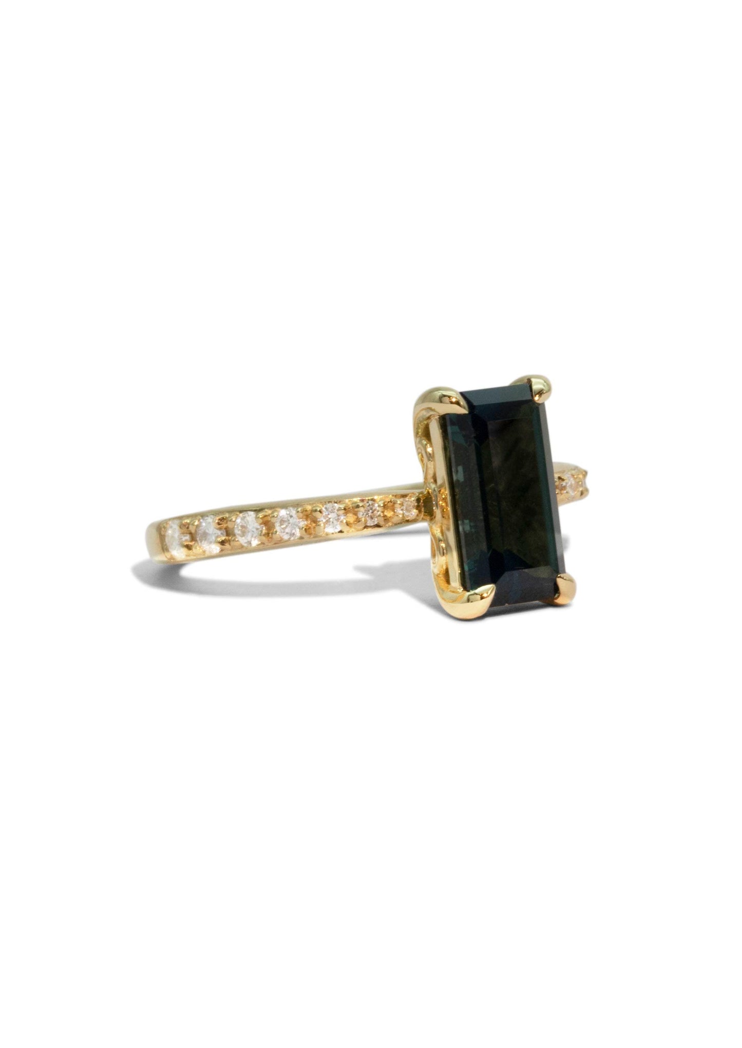 The Celine 1.99ct Green Sapphire Ring