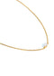The Eve Yellow Gold 0.3ct Marquise Cultured Diamond Necklace