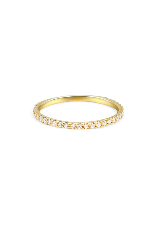 The Mae 0.3ct Cultured Diamond 9ct Solid Gold Ring - Molten Store