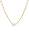 The Eve Yellow Gold 0.3ct Marquise Cultured Diamond Necklace