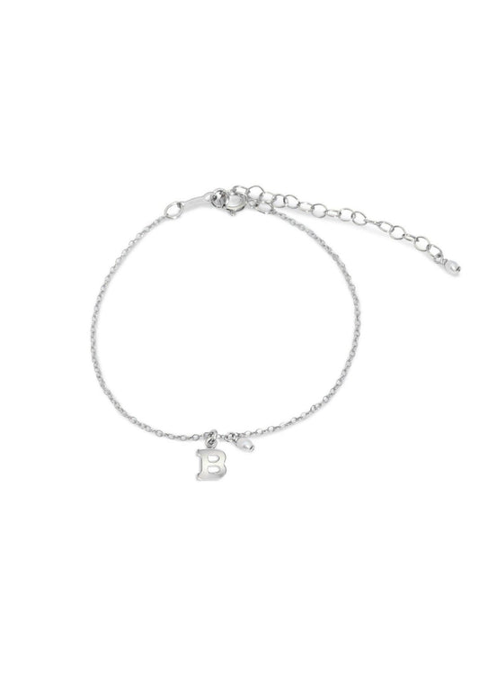 The Initial Silver Charm Bracelet - Molten Store