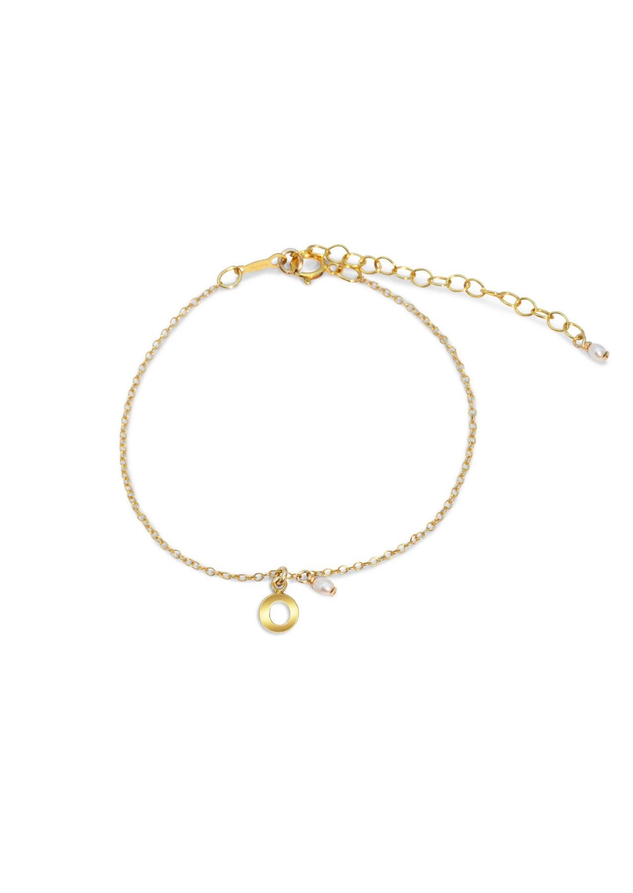The Initial 14ct Gold Filled Charm Bracelet - Molten Store