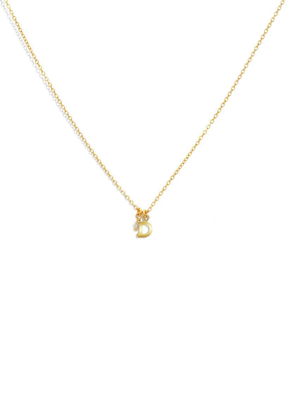 The Initial 14ct Gold Filled Charm Necklace - Molten Store