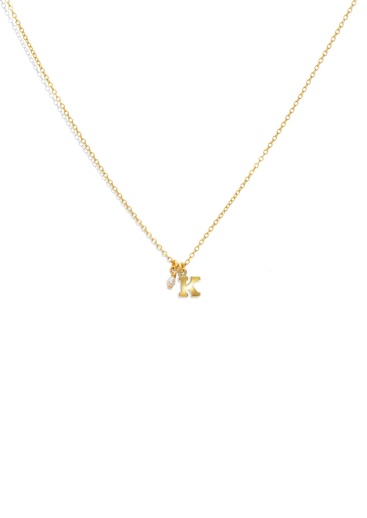 1 Letter Mini Initial Necklace