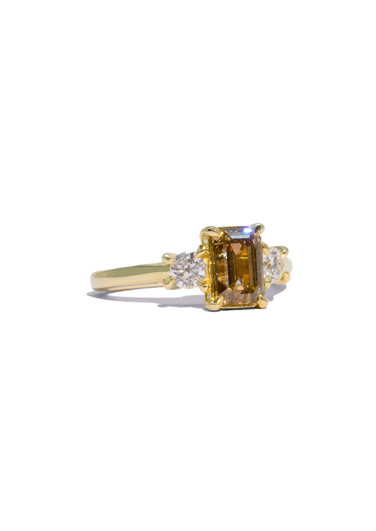 The Ada Ring with 1.64ct Cognac Diamond