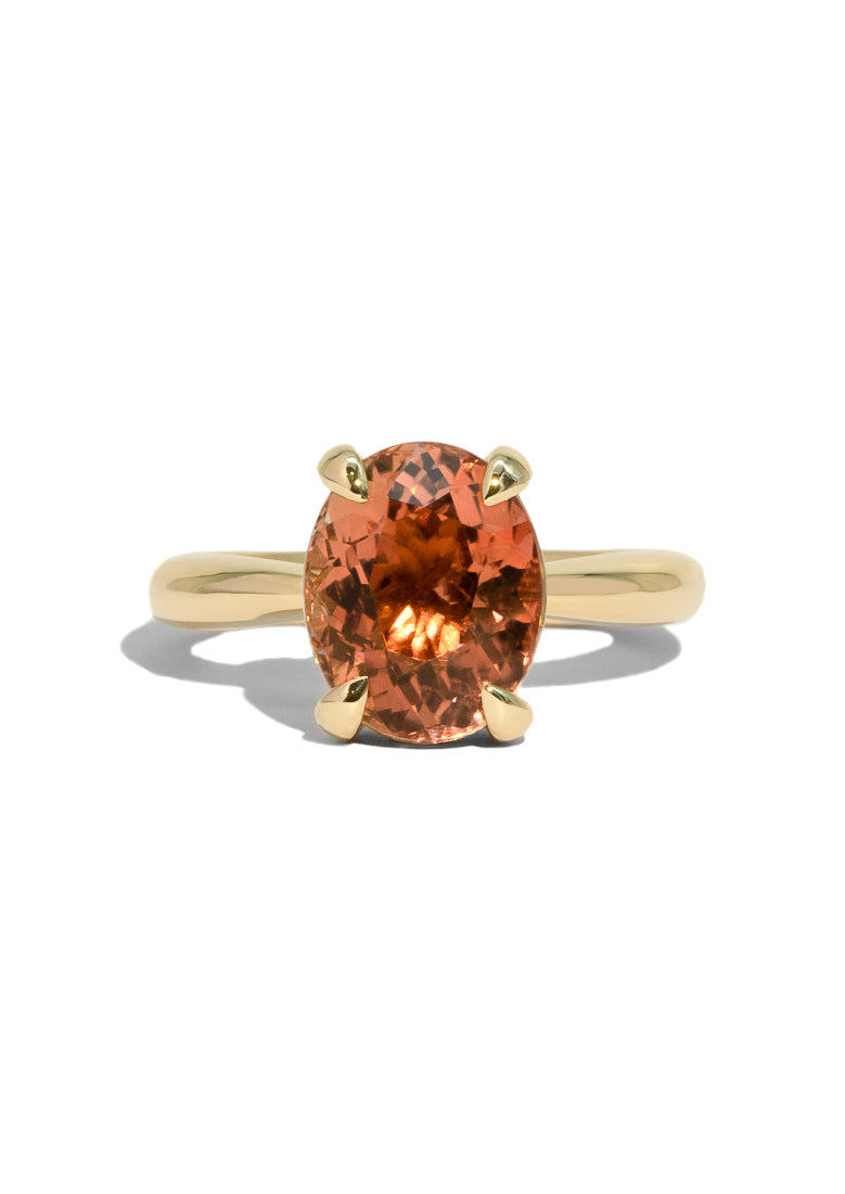 The June Ring with 4.66ct Orange Tourmaline