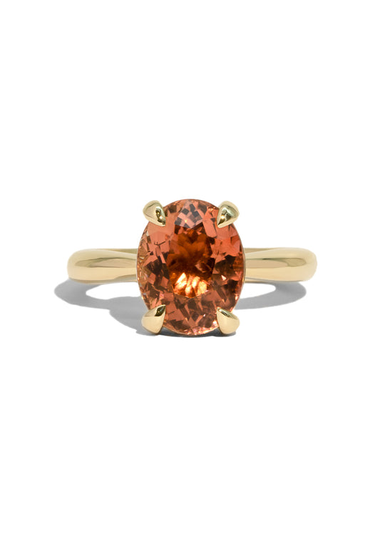 The June 4.66ct Orange Tourmaline Ring