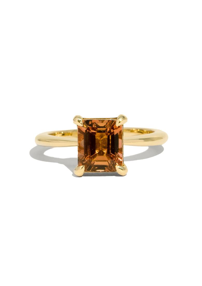 The June 2.7ct Orange Tourmaline Ring - Molten Store