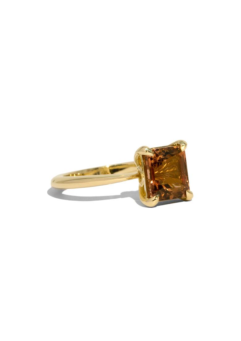 The June 2.7ct Orange Tourmaline Ring - Molten Store