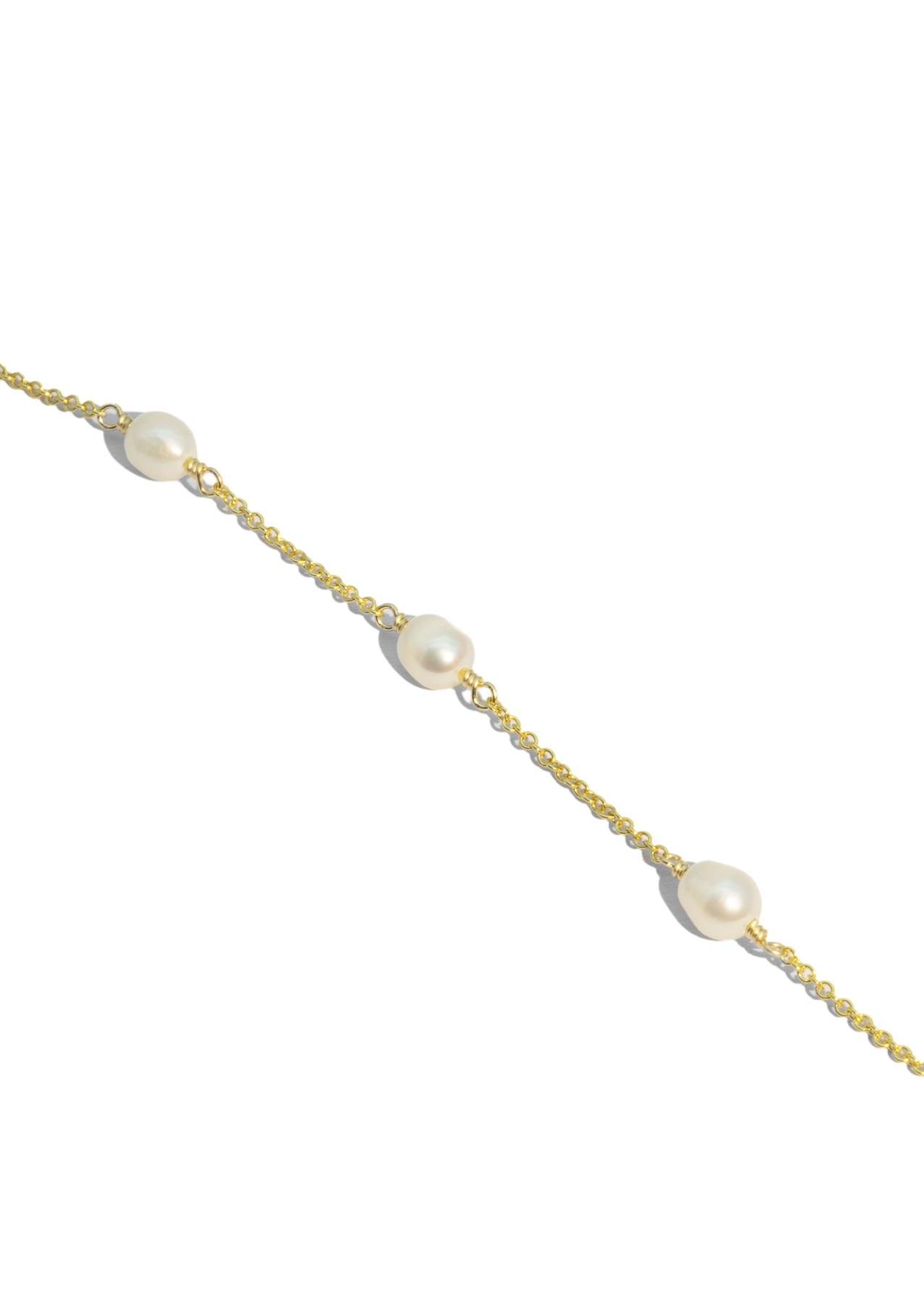 The Lorelai Gold & Pearl Bracelet