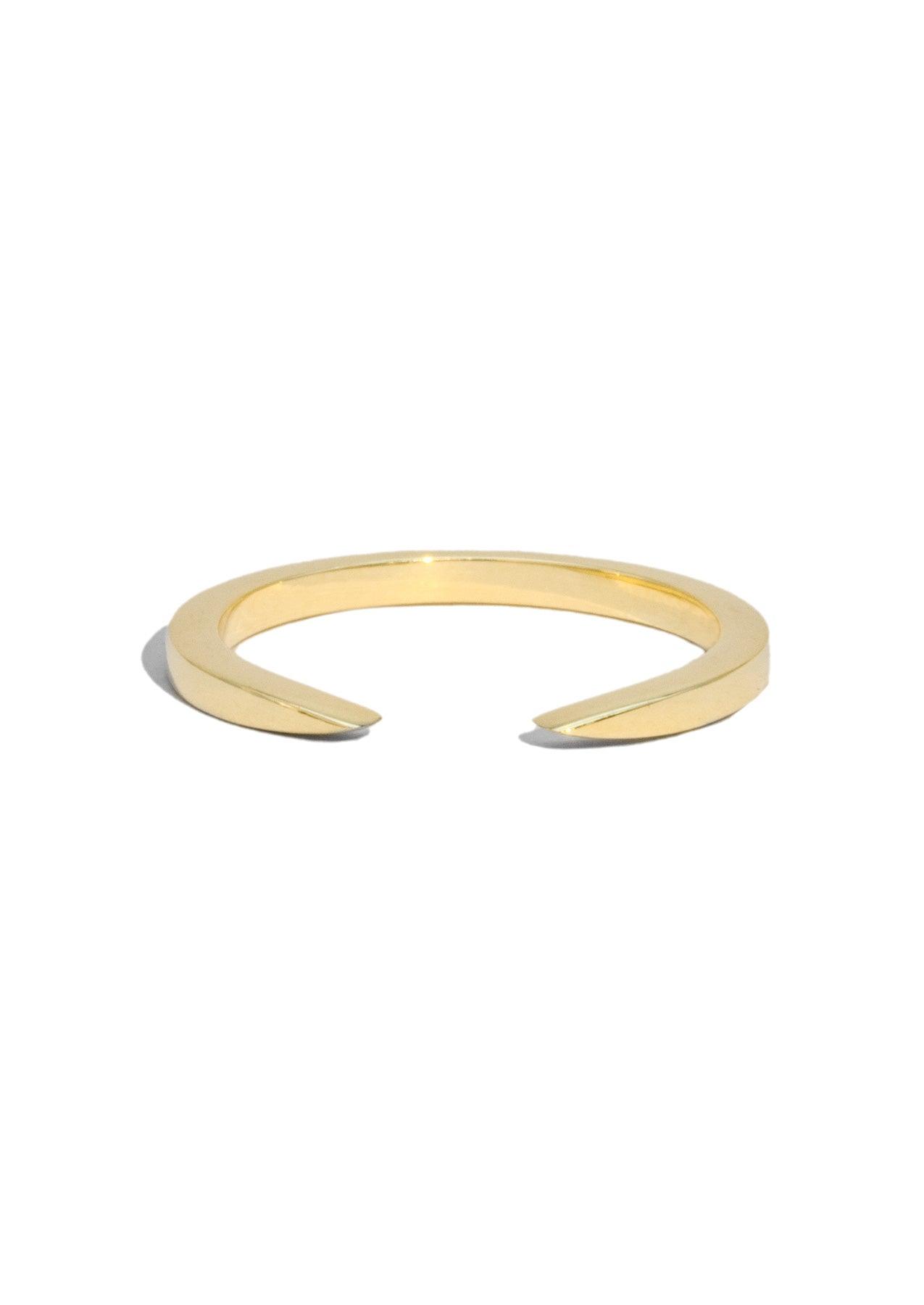 The Open Wedding Band Yellow Gold
