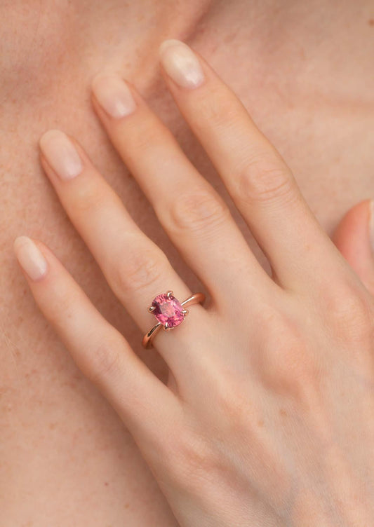 The June 2.71ct Pink Tourmaline Ring