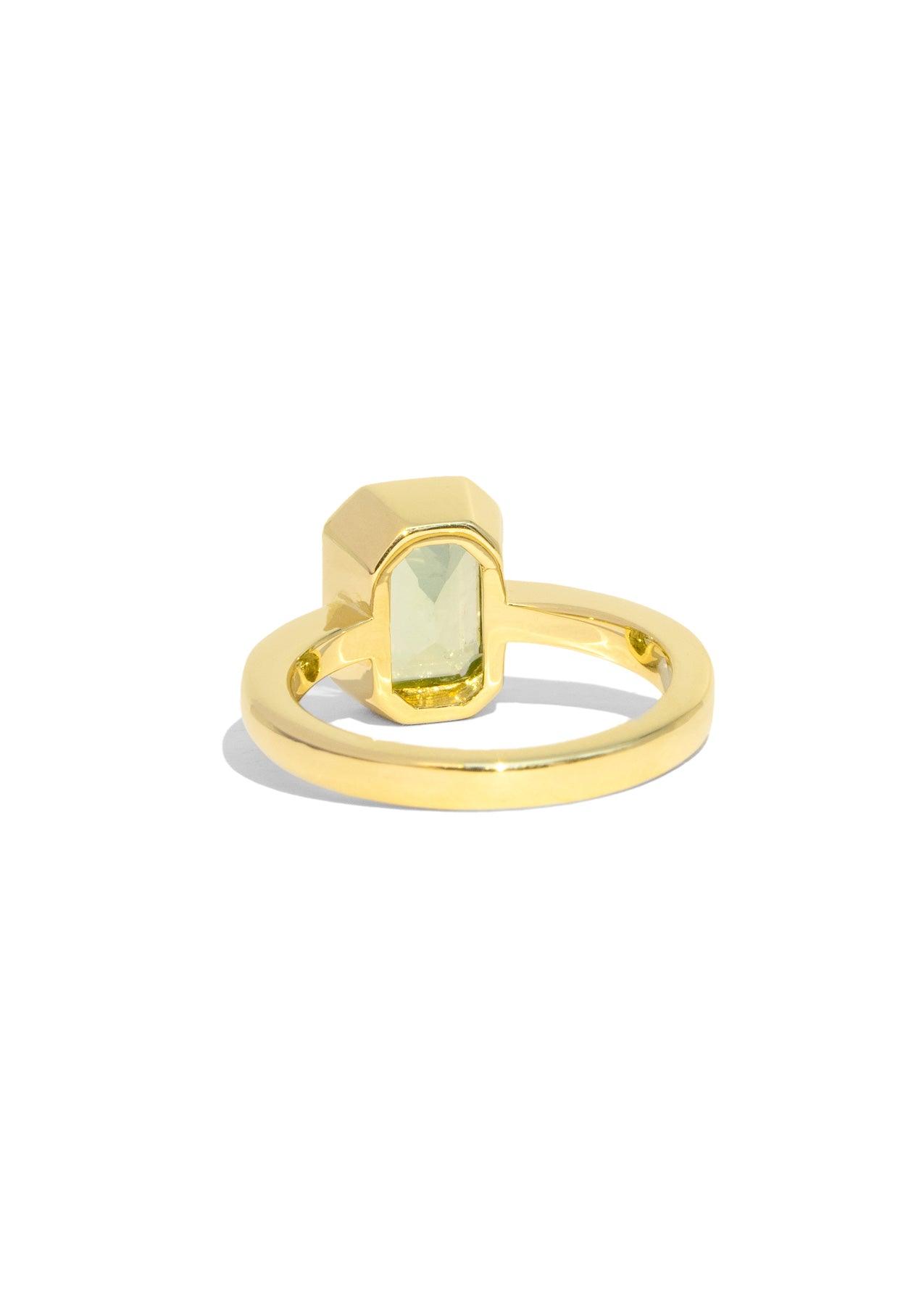 The Isabel 2.6ct Moss Tourmaline Ring - Molten Store