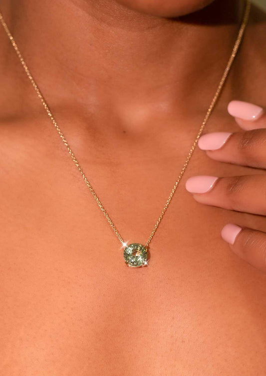 The Jasmine 3.78ct Tourmaline Necklace - Molten Store