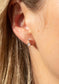 The Violentine Morganite Stud Earring