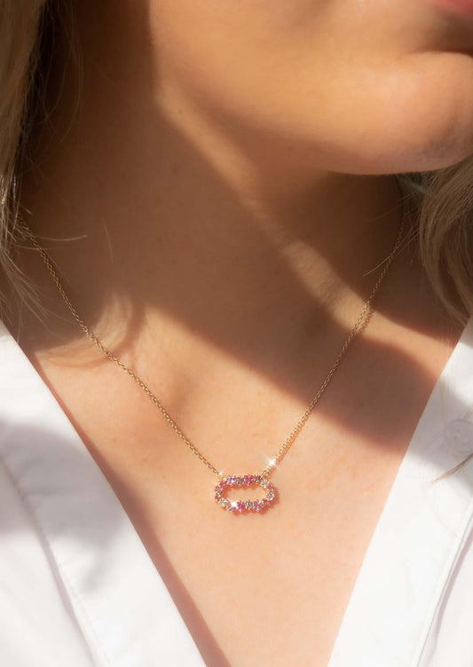 The Roselle 9ct Solid Gold Necklace - Molten Store