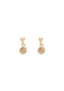 The Violentine Morganite Stud Earring