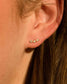 The Solid Gold Diamond Mini Climber Earrings