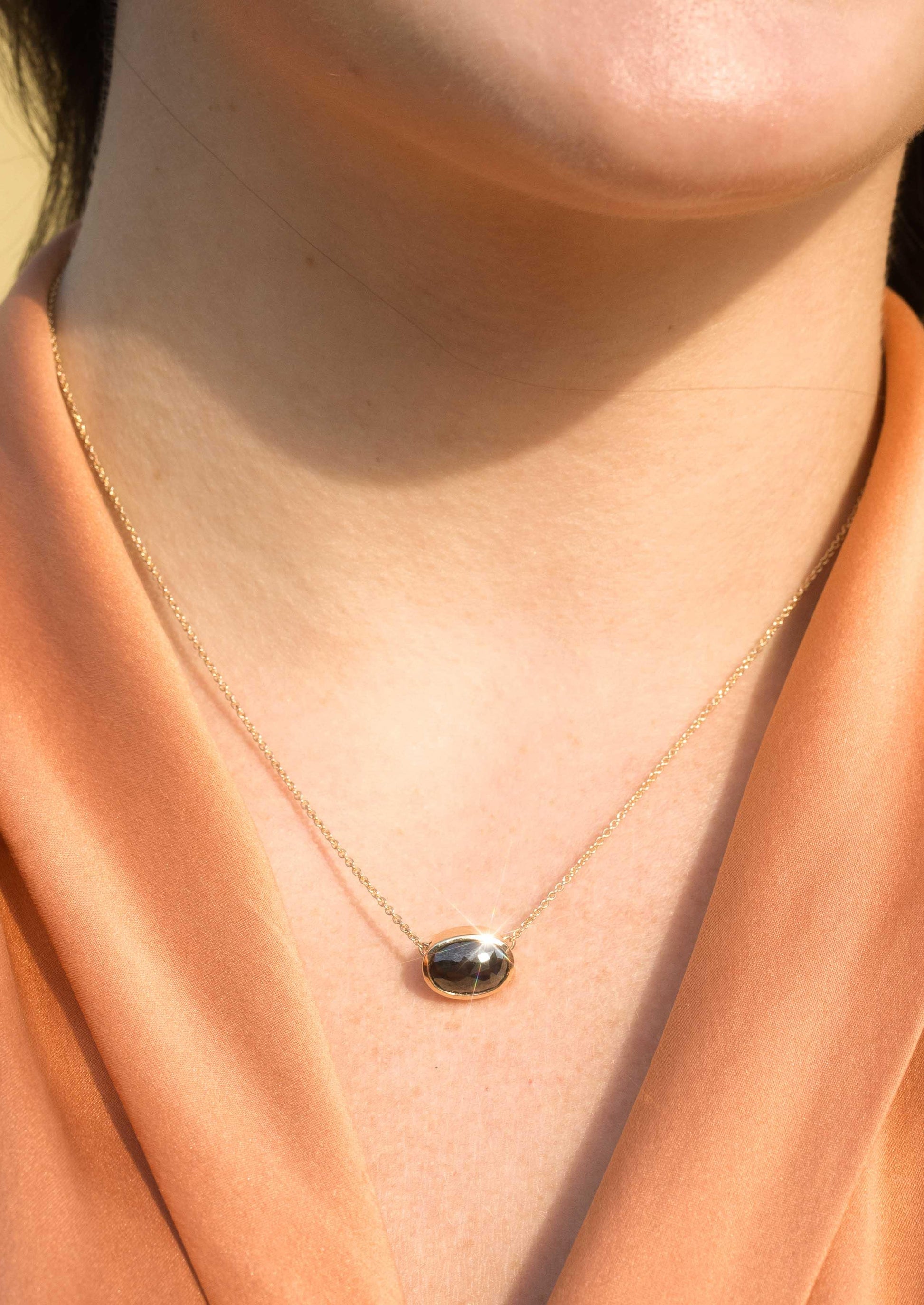 The Maeve 2.02ct Black Diamond Necklace - Molten Store