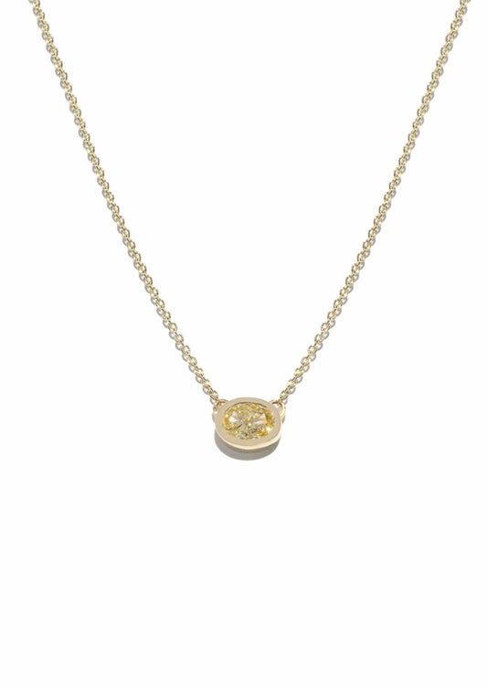 The Maeve 0.38ct Yellow Diamond Necklace - Molten Store