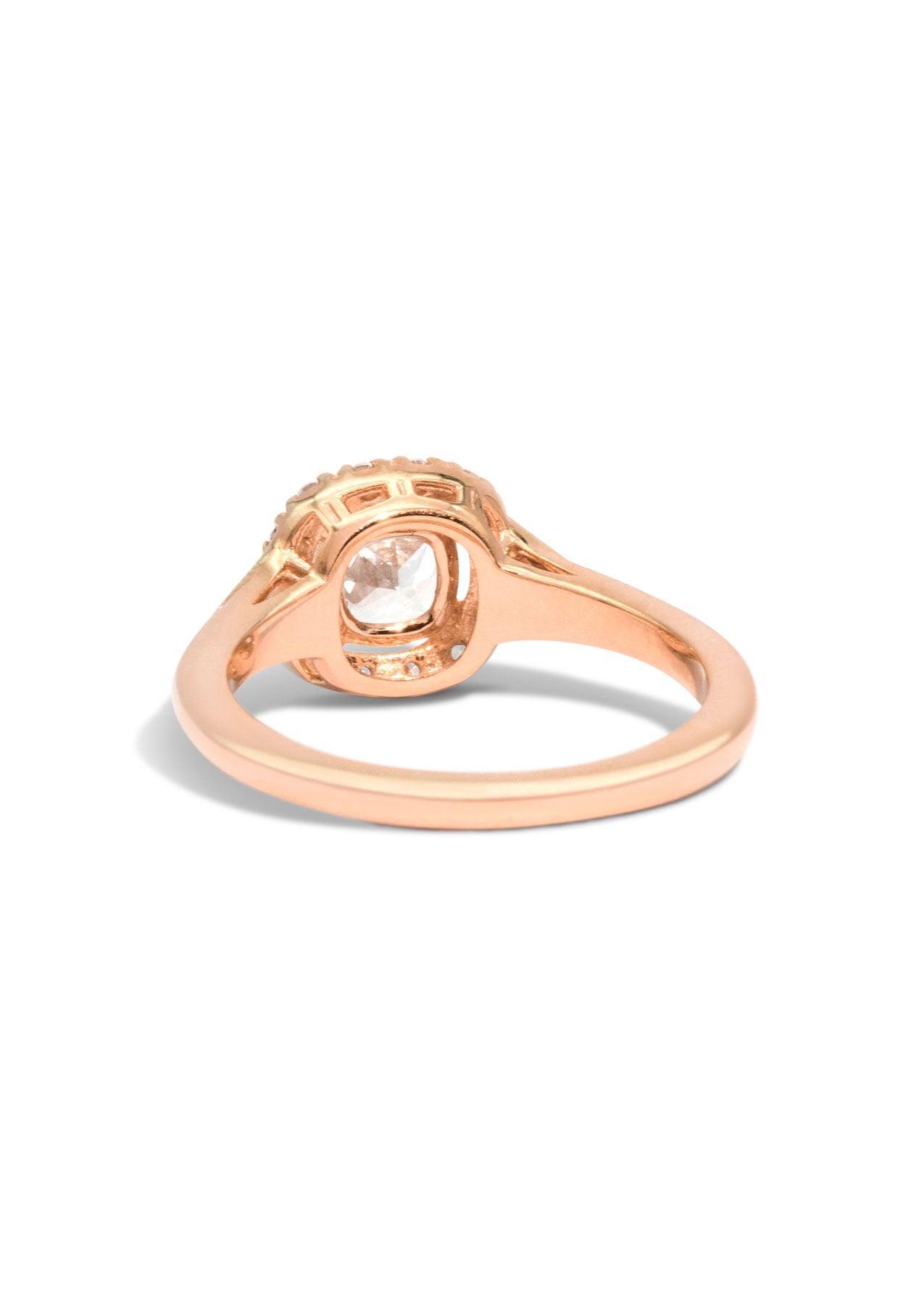 The Eliza Rose Gold Cultured Diamond Ring - Molten Store