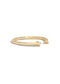 The Solid Gold Diamond Duo Ring