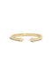 The Solid Gold Diamond Duo Ring