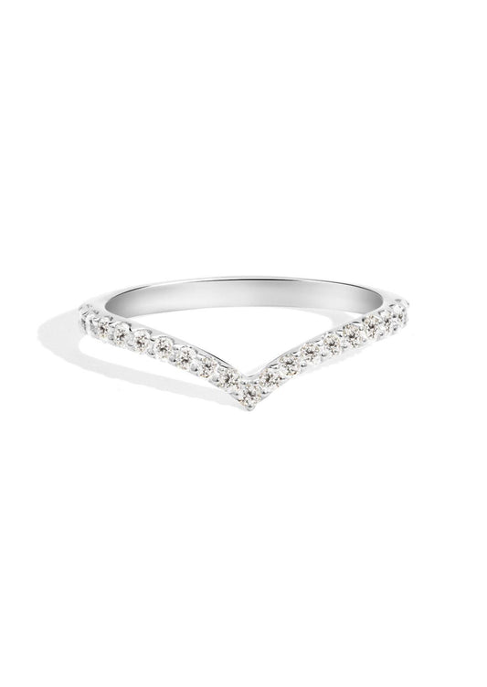 The Allude White Gold Diamond Band