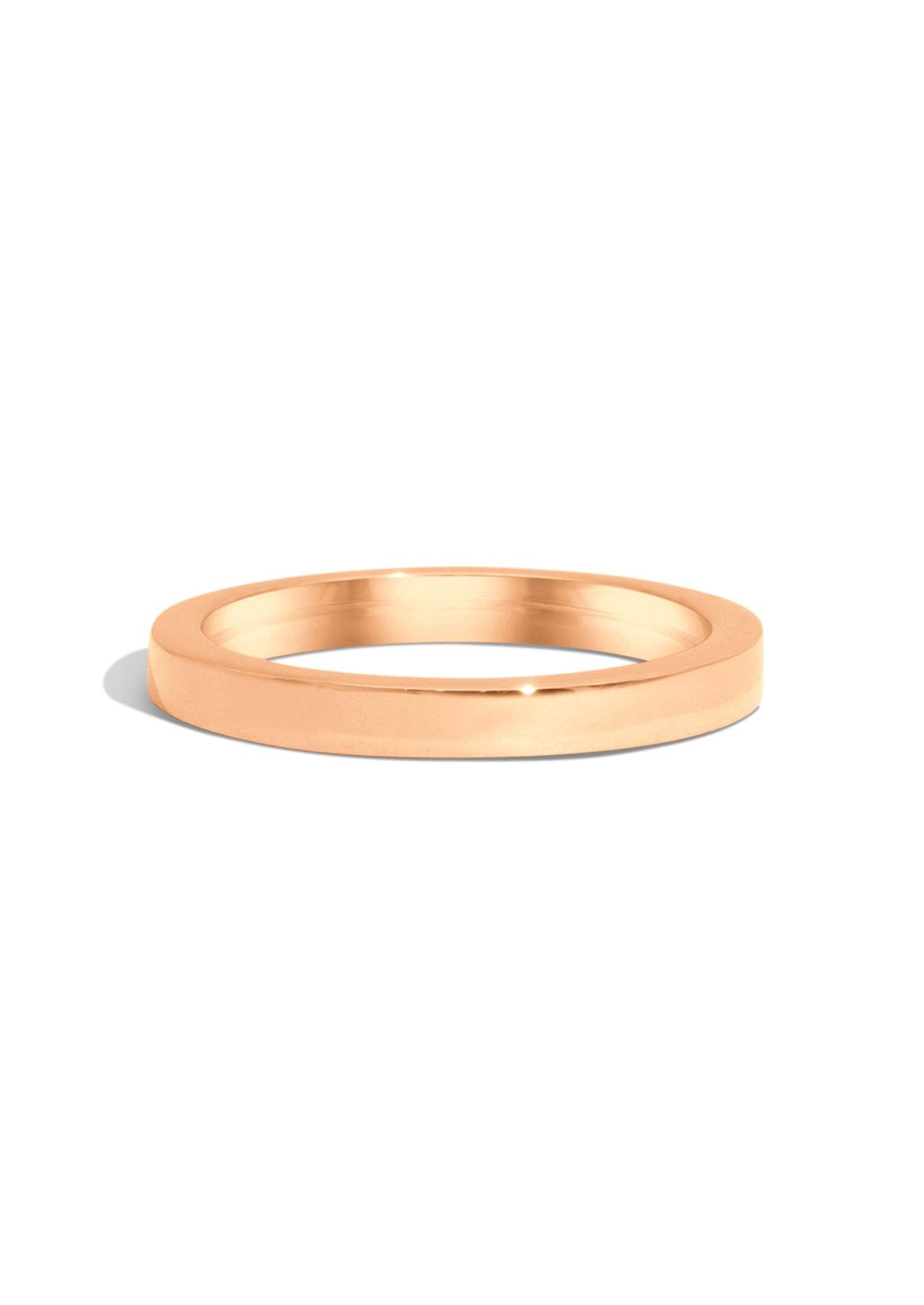 The Crest Rose Gold Band
