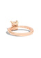 The Celine Rose Gold Cultured Diamond Ring - Molten Store