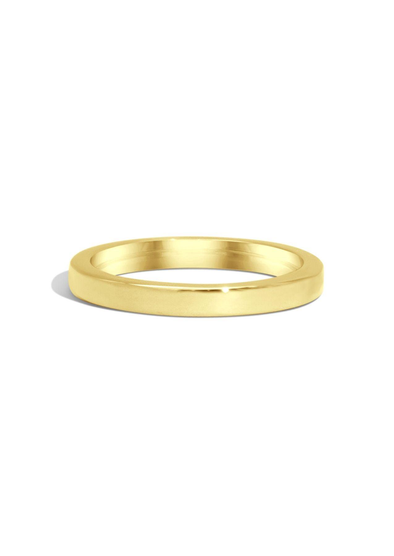 The Arc Yellow Gold Band