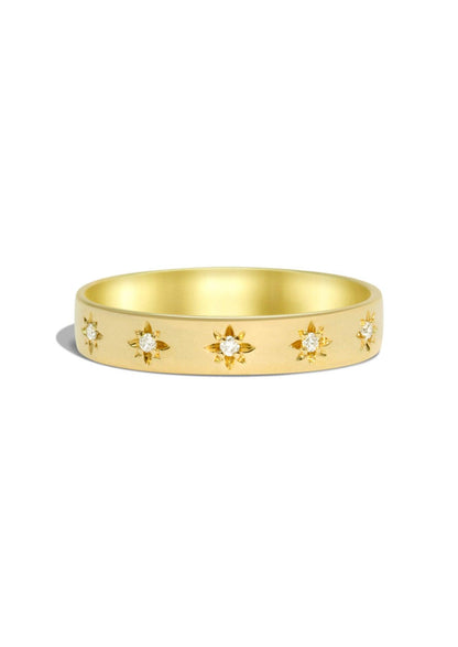 The Constellation Yellow Gold Band