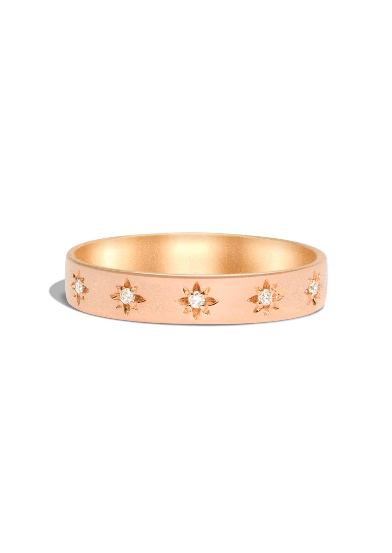 The Constellation Rose Gold Band