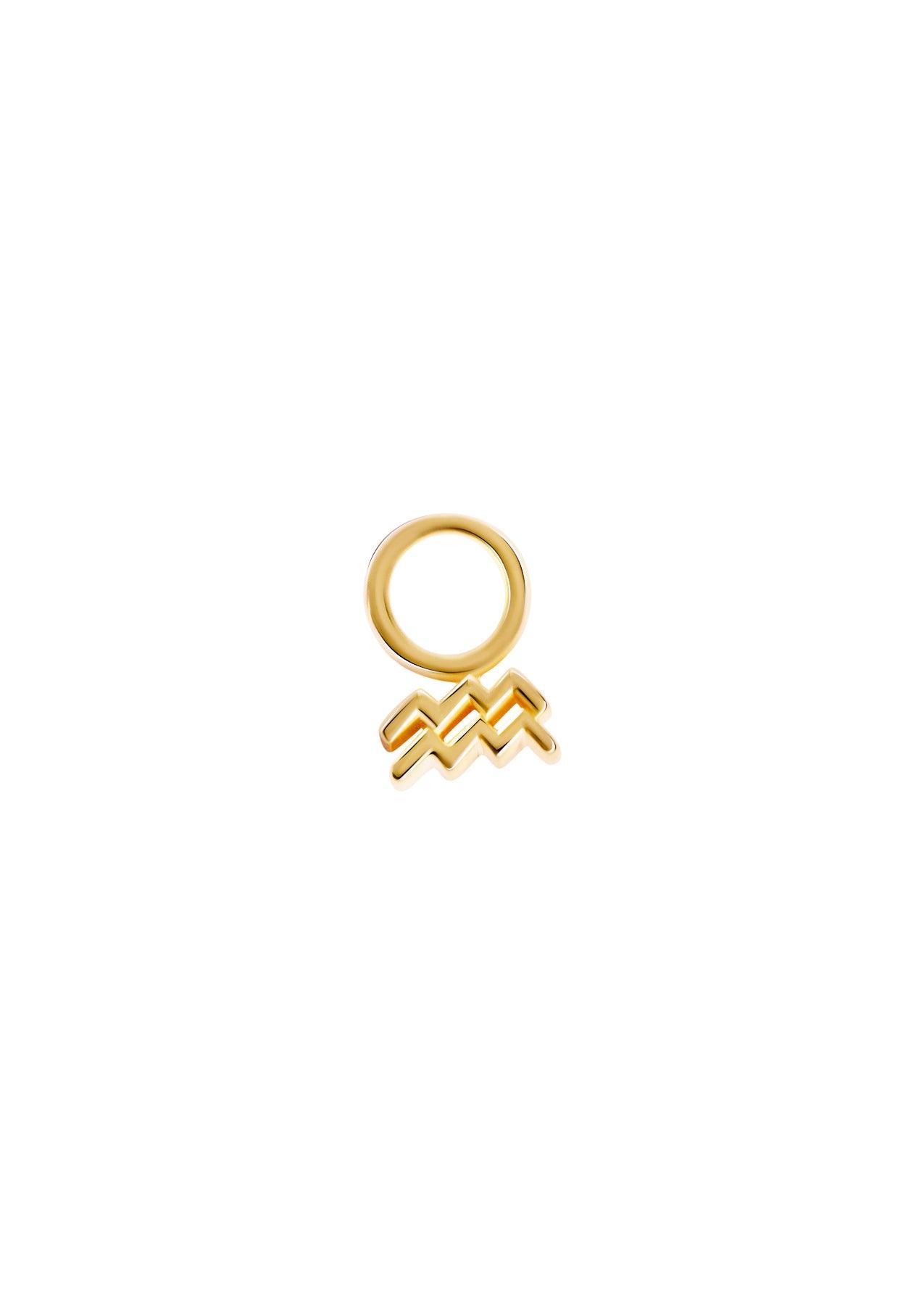 The Gold Zodiac Earring Charm