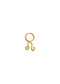 The Gold Zodiac Earring Charm