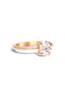 The June Rose Gold Cultured Diamond Ring - Molten Store