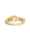 The Round Brilliant Banks Yellow Gold Cultured Diamond Ring