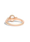 The Beatrice Rose Gold Cultured Diamond Ring